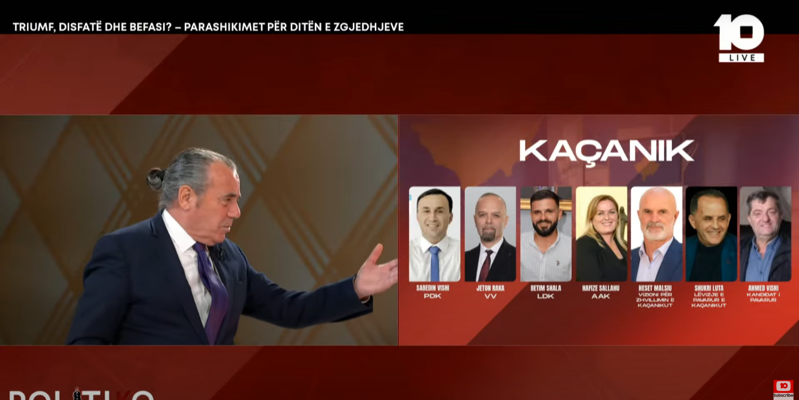 Halil Matoshi  Kaçaniku me balotazh  mes Sabedin Vishit dhe Jeton Rakës