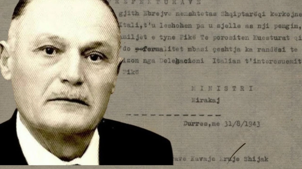 Telegrami i vitit 1943  ministri Mirakaj kërkonte që hebrenjve t u jepet pasaporta shqiptare