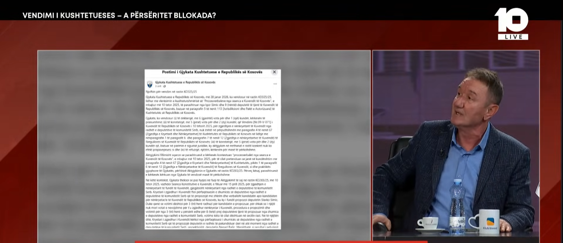 Kërstiq  Deputetët e VV së dhe LDK së votuan kundër interesave të komunitetit serb dhe Kushtetutës