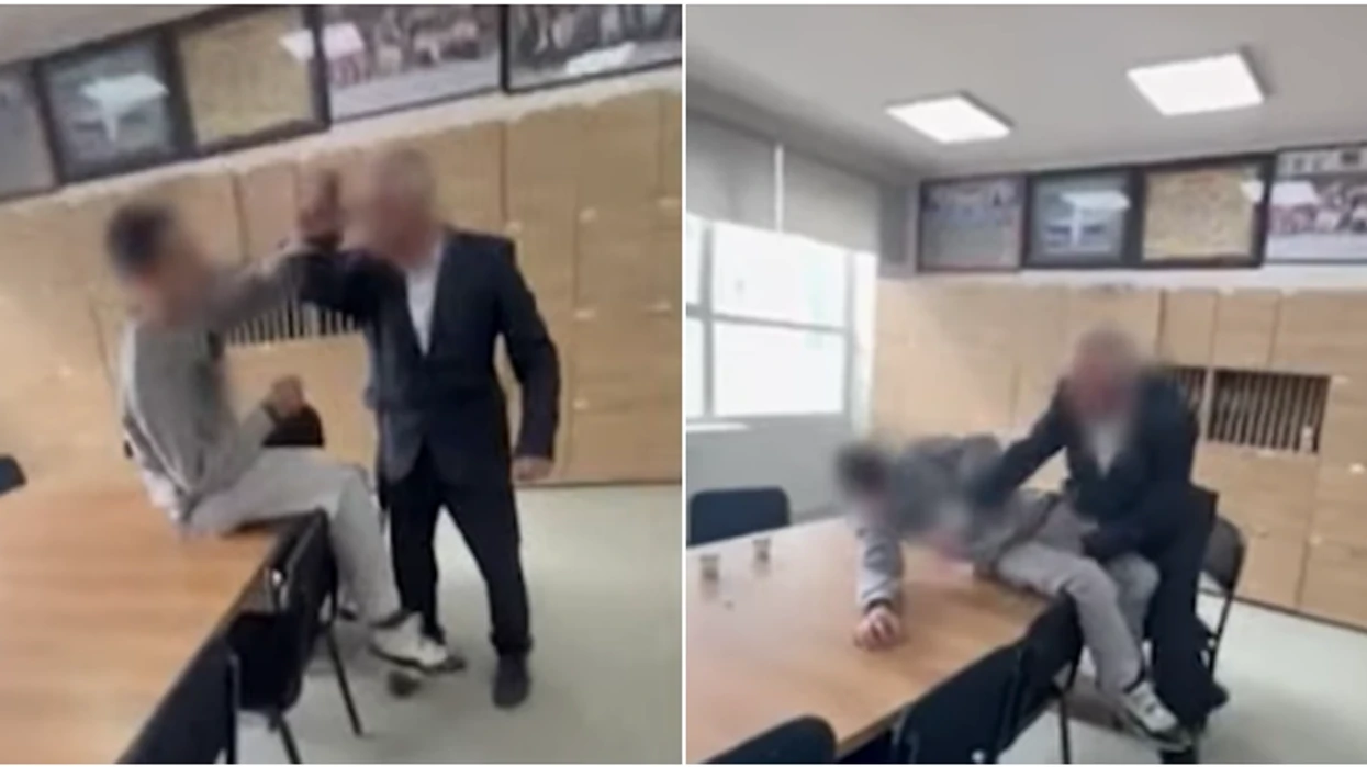 Kolegët e arsimtarit që rrahu nxënësin nesër me protestë