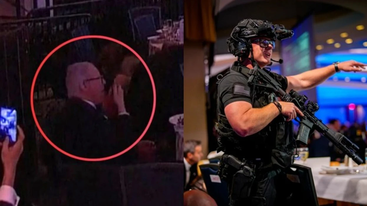 Burri vazhdoi të hajë i qetë sallatën e tij edhe pas të shtënave në Uashington  pamjet bëhen virale