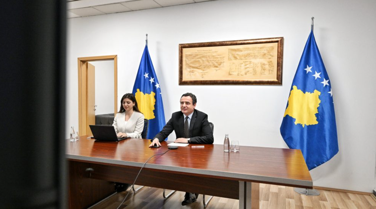 Albin Kurti zhvillon një takim virtual me ministrin francez  Haddad