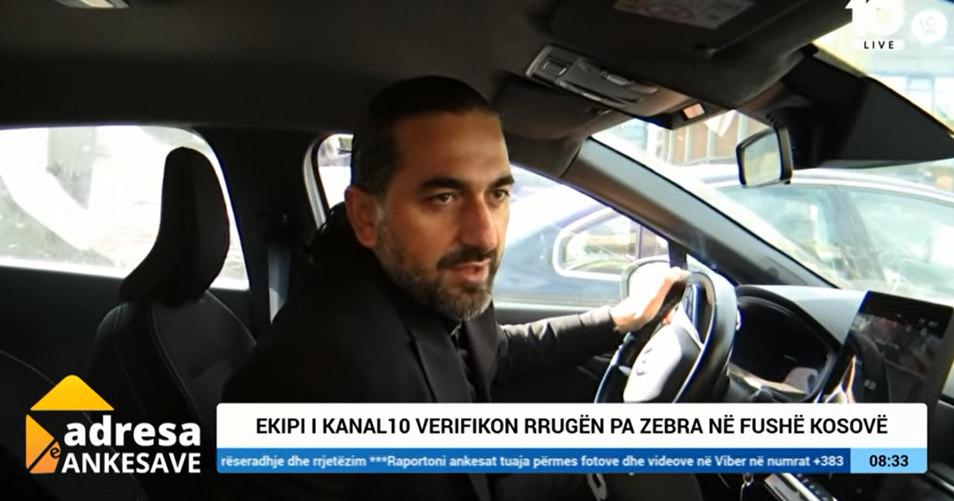  Kemi me e bërë ridizajnimin e kësaj rruge komplet    Kryetari i Fushë Kosovës flet pas ankesave për zebrat