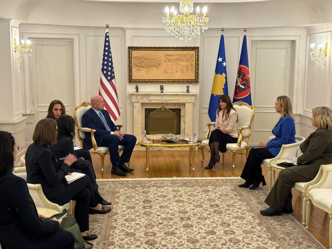 Haxhiu takohet ambasadorin amerikan në NATO  Matthew G  Whitaker