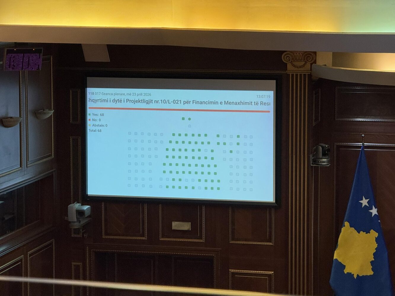 Miratohet projektligji për Financimin e Menaxhimit të Resurseve Ujore