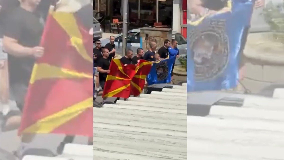  Këtu ka vetëm Maqedoni  le ta mësojnë të gjithë   Forcat e RMV provokojnë para protestës për gjuhën shqipe  studenti organizator  Rastësi apo paralajmërim 