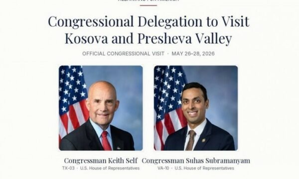 Sot vijnë në Kosovë kongresistët amerikanë Keith Self dhe Suhas Subramany