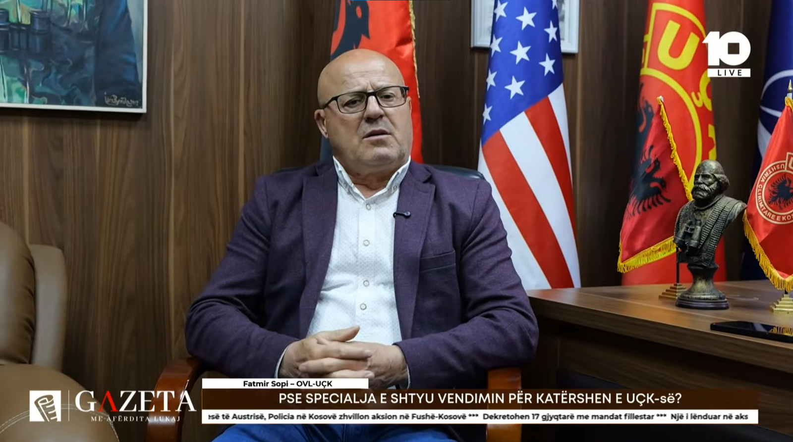 Fatmir Sopi  Zvarritjet në proces janë bërë të zakonshme  gjykimi ndaj krerëve të UÇK së po merr karakter politik