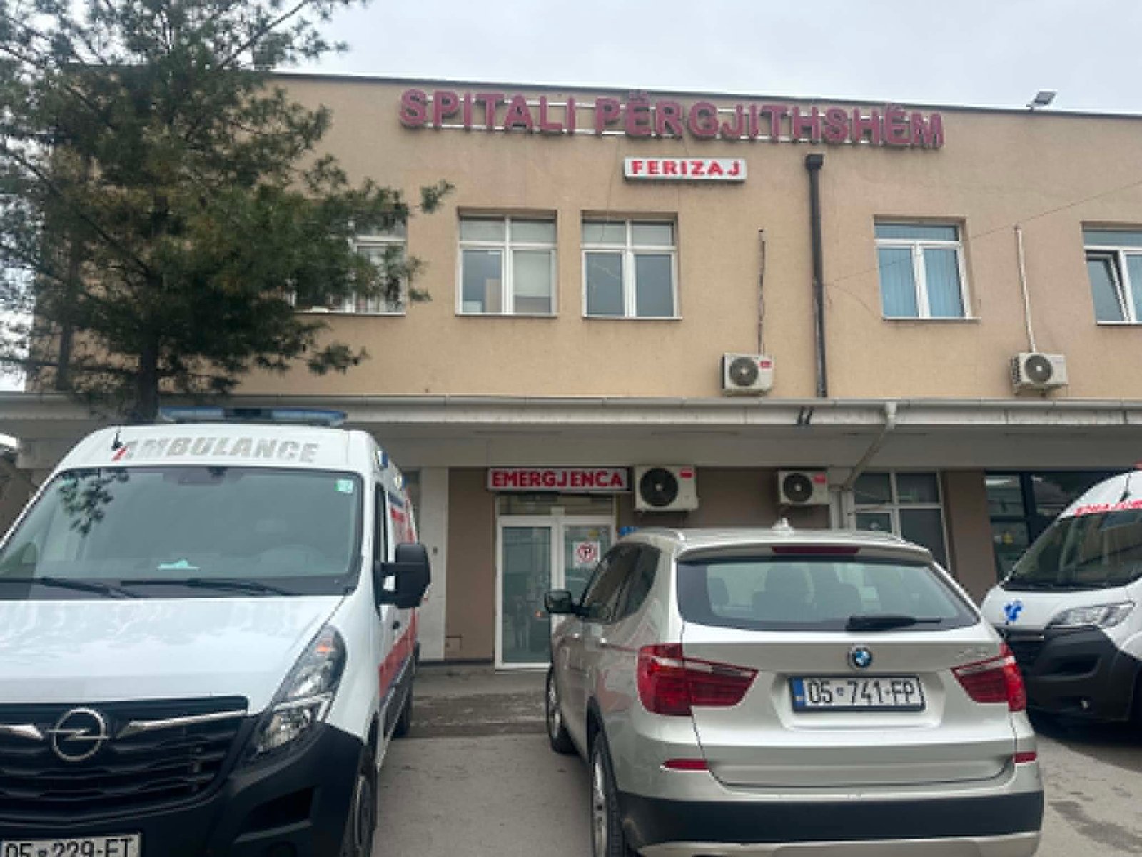 Pamje nga Emergjenca në Ferizaj ku u gjet foshnja pa shenja jete