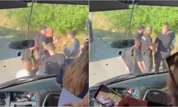 Si u ndaluan studentët shqiptarë në Bllatë teksa udhëtonin për protestën në Shkup