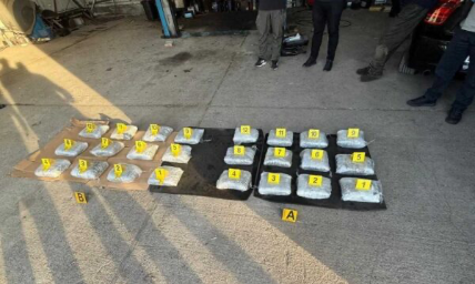 Policia arreston një shtetas të Serbisë dhe dy të Malit të Zi  konfiskon mbi 25 kg marihuanë