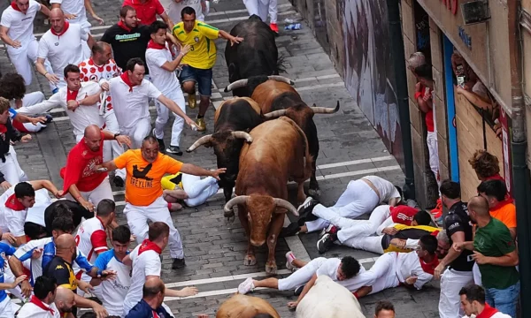 57 persona të lënduar gjatë vrapimit tradicional me dema në festivalin San Fermín në Spanjë