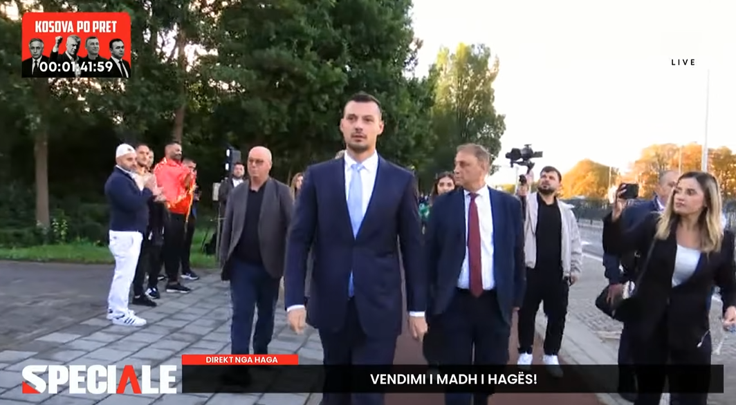  LIRI PËR TË GJITHË    Endrit Thaçi arrin në Gjykatë
