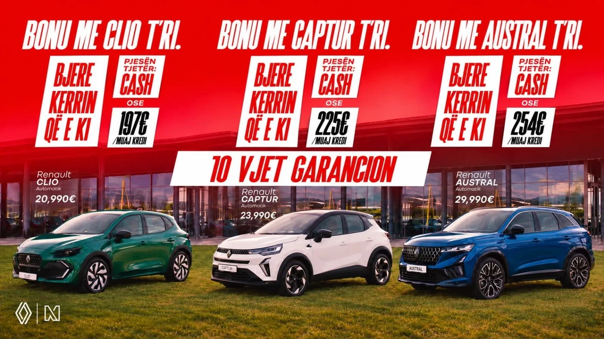 Krejt po dalin me kerr të ri nga Auto Mita   shfrytëzoje ofertën edhe ti 